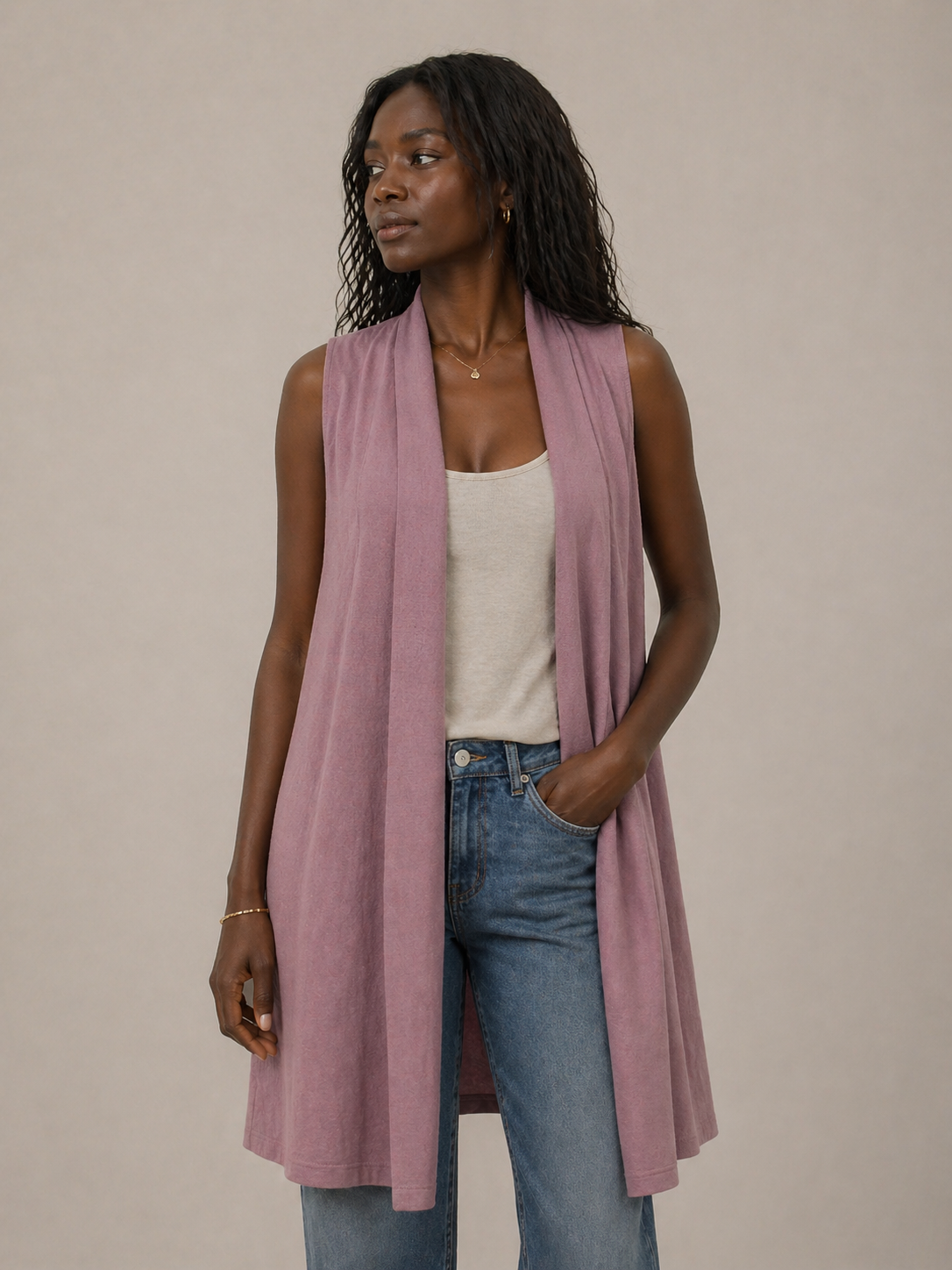 gilet sana – mi long sans manches
