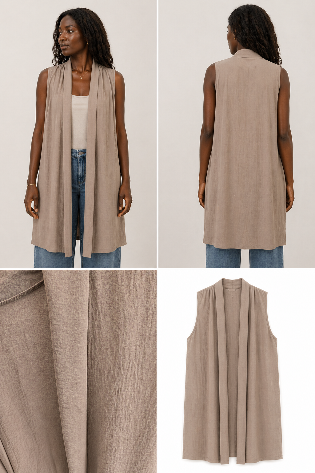 gilet sana – mi long sans manches