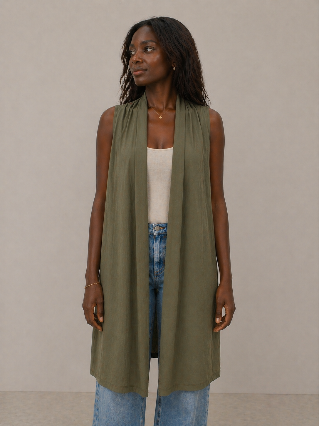 gilet sana – mi long sans manches