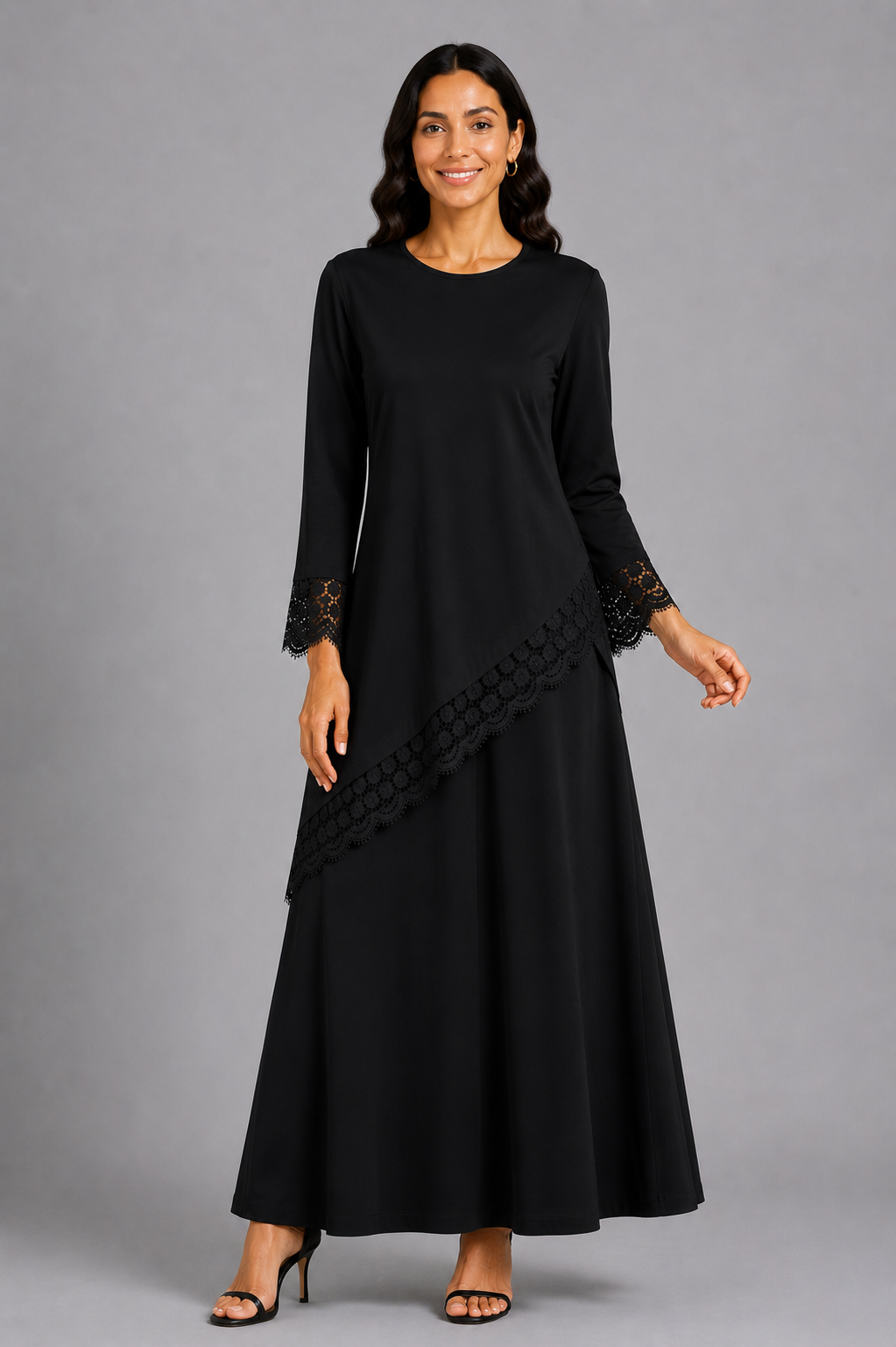 Ensemble jupe Élégance Dentelle Noir – Image 7