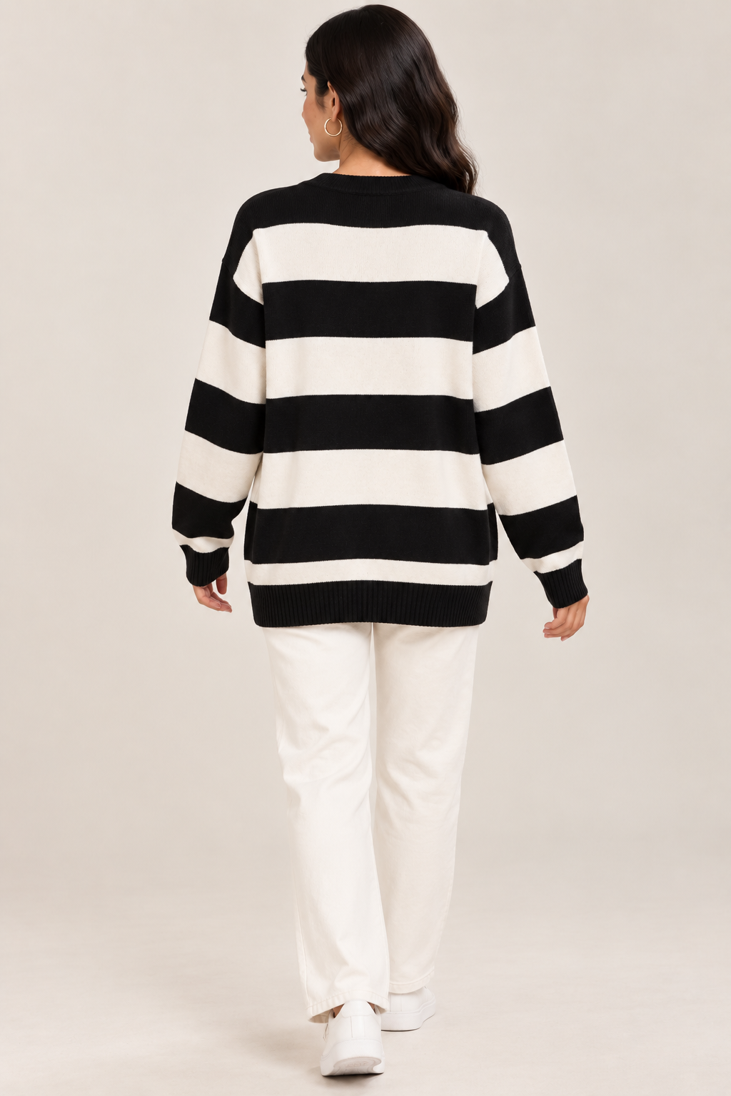 Pull Oversize Rayé – Image 3